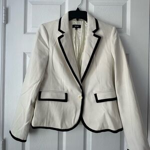 ME+EM Cream Blazer with Blazer Size 4